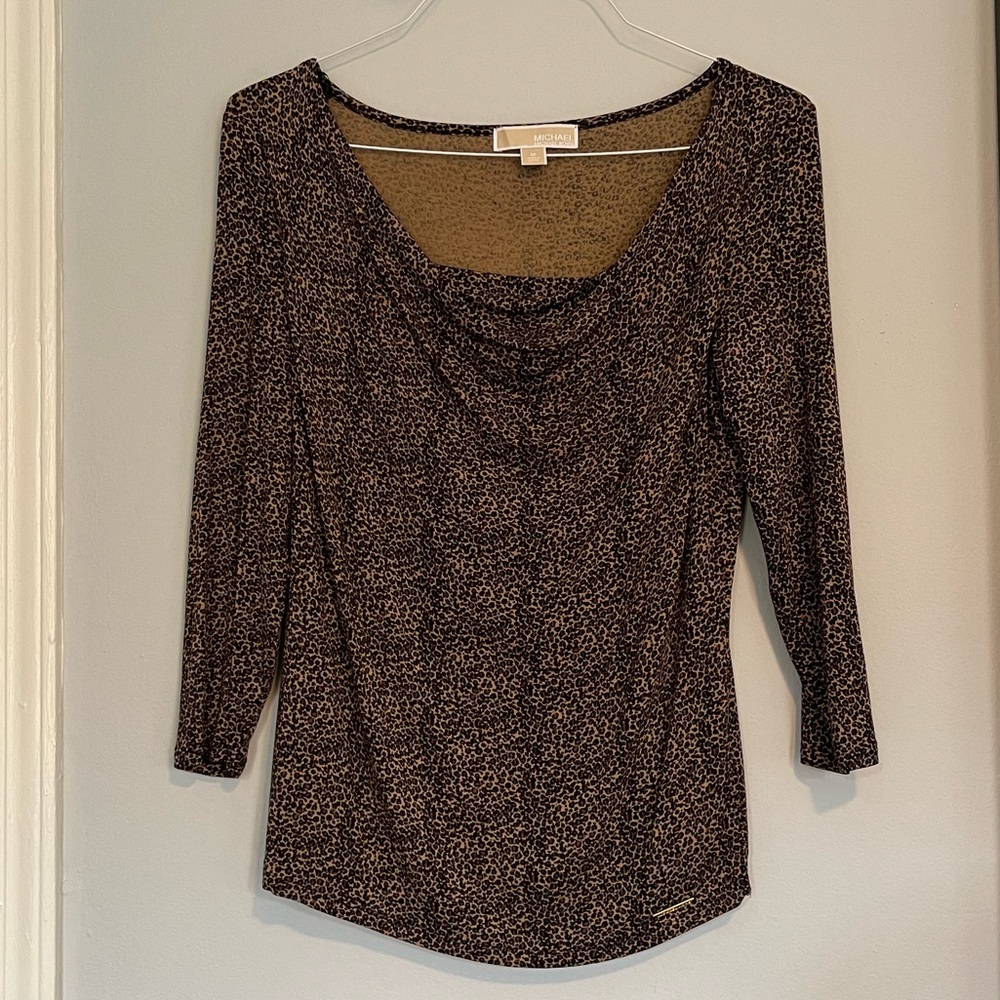 Michael Kors Leopard Blouse